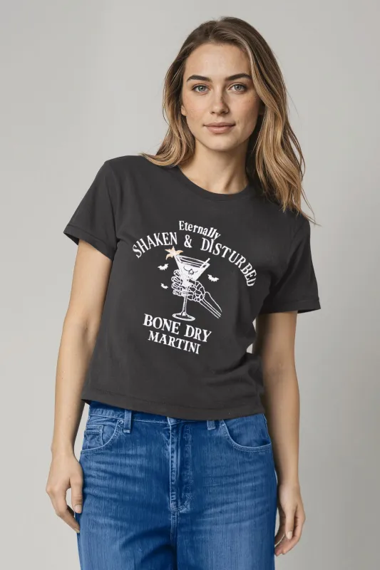 Bone Dry Jamie Tee | Pirate Black sold by Wildfox