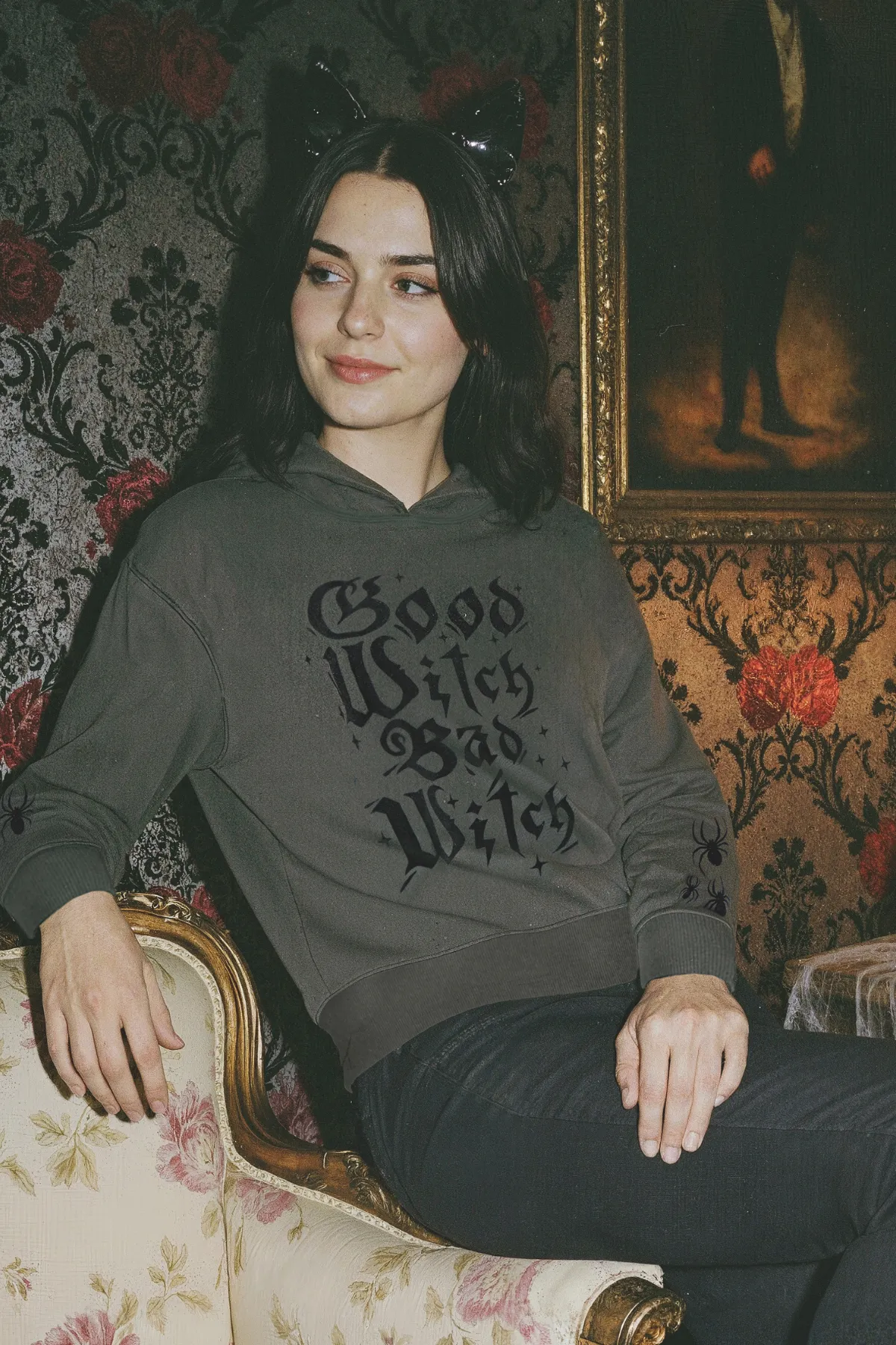 Good Witch Blake Hoodie | Pirate Black sold by Wildfox