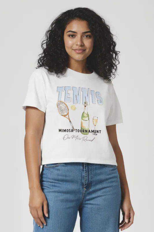 Mimosa Tourney Jamie Tee | Ice Melt sold by Wildfox