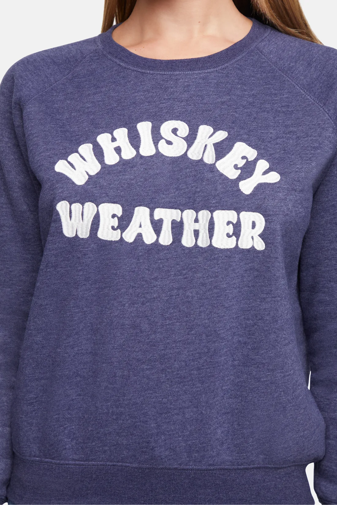 Whiskey Weather Keely Raglan Sweatshirt | Peacoat sold by Wildfox product image thumbnail 3