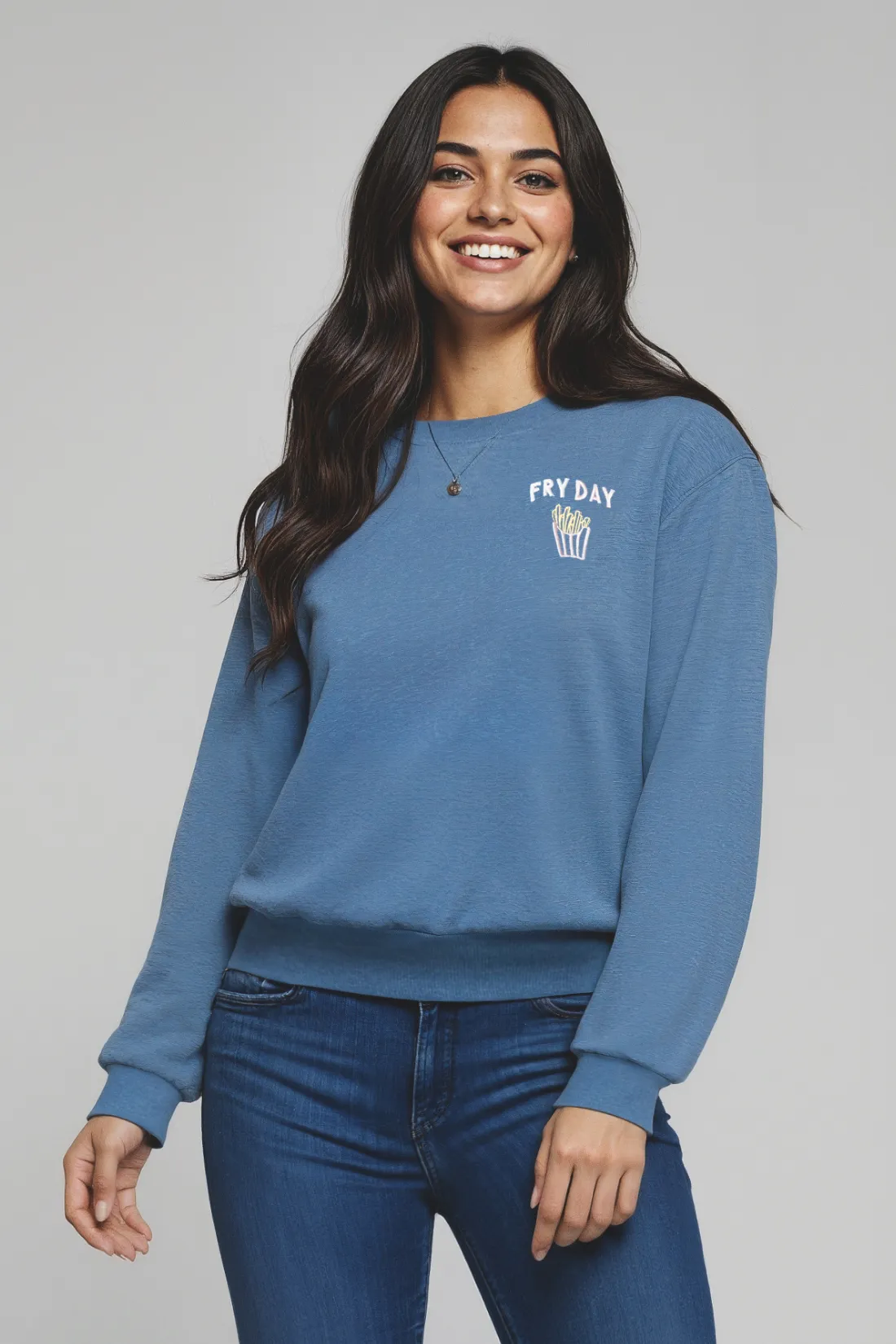 Fry Day Charlie Sweatshirt | Gibraltar Sea sold by Wildfox