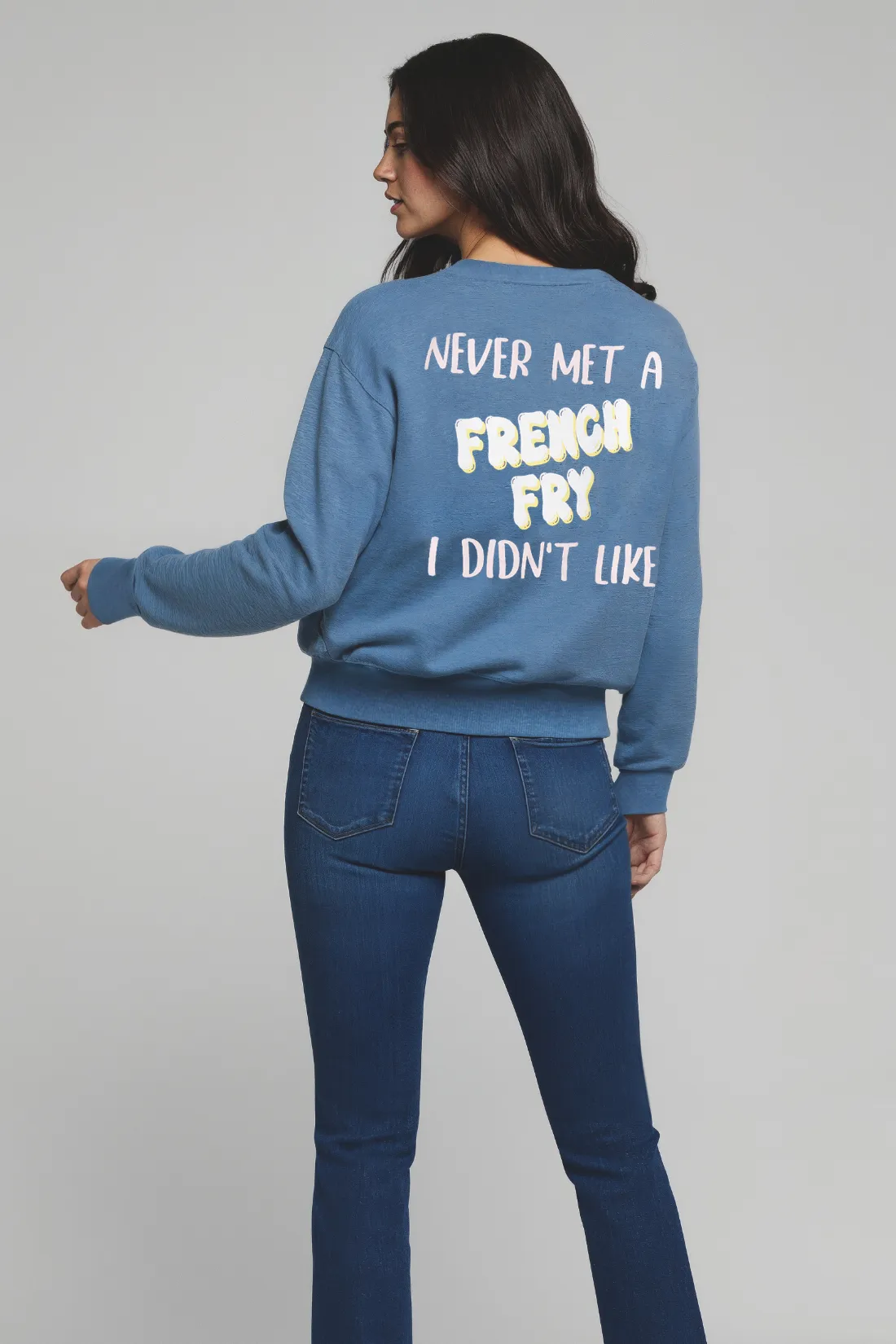 Fry Day Charlie Sweatshirt | Gibraltar Sea sold by Wildfox product image thumbnail 2