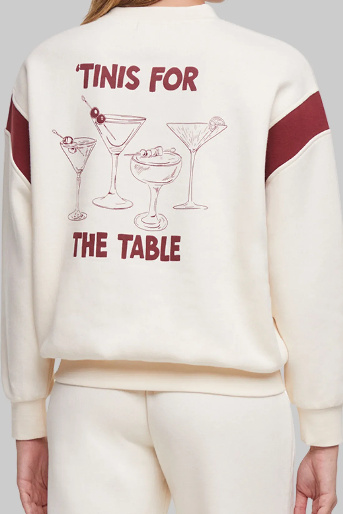 Après Varsity Charlie Sweatshirt | Eggnog sold by Wildfox product image thumbnail 3