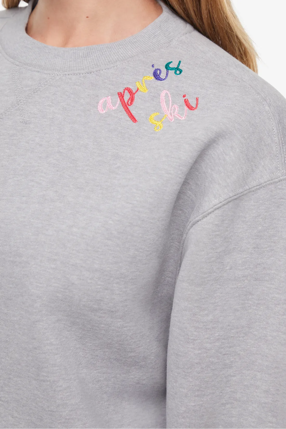 Après Ski Charlie Sweatshirt | Heather Grey sold by Wildfox product image thumbnail 5