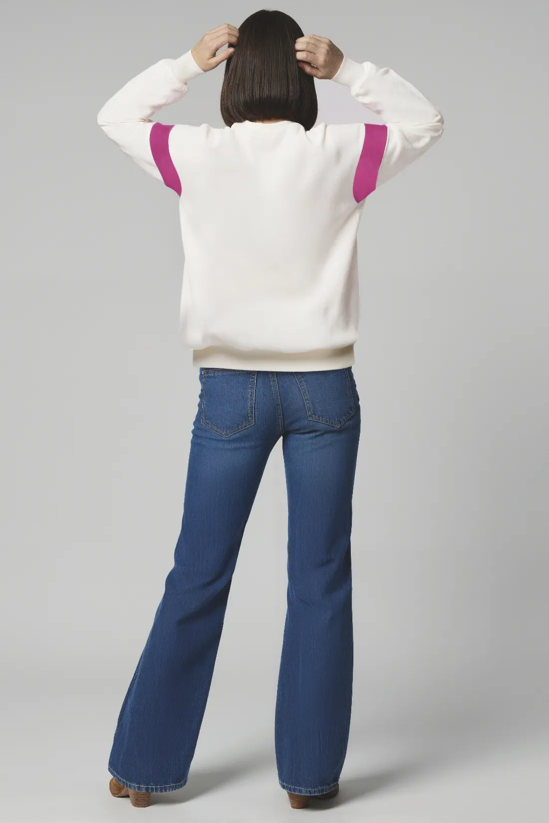Ski Bunny Varsity Charlie Sweatshirt | Snow White sold by Wildfox product image thumbnail 2