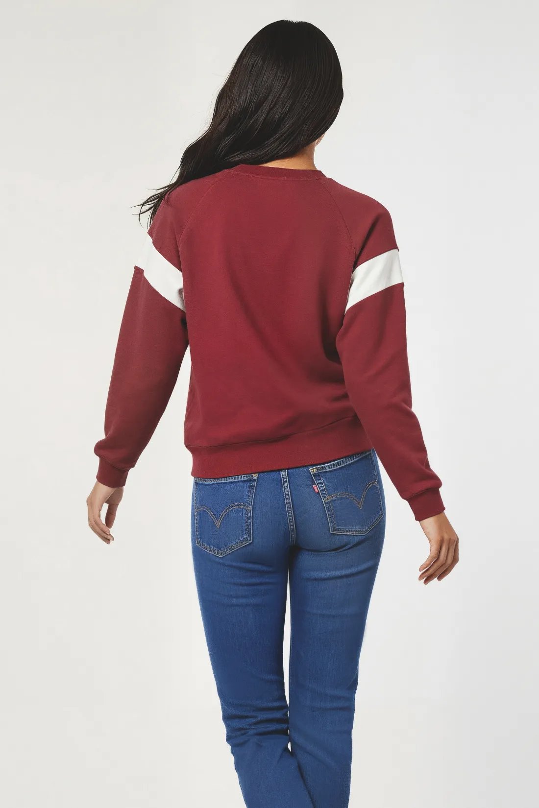 High Maintenance Varsity Charlie Sweatshirt | Cabernet sold by Wildfox product image thumbnail 2