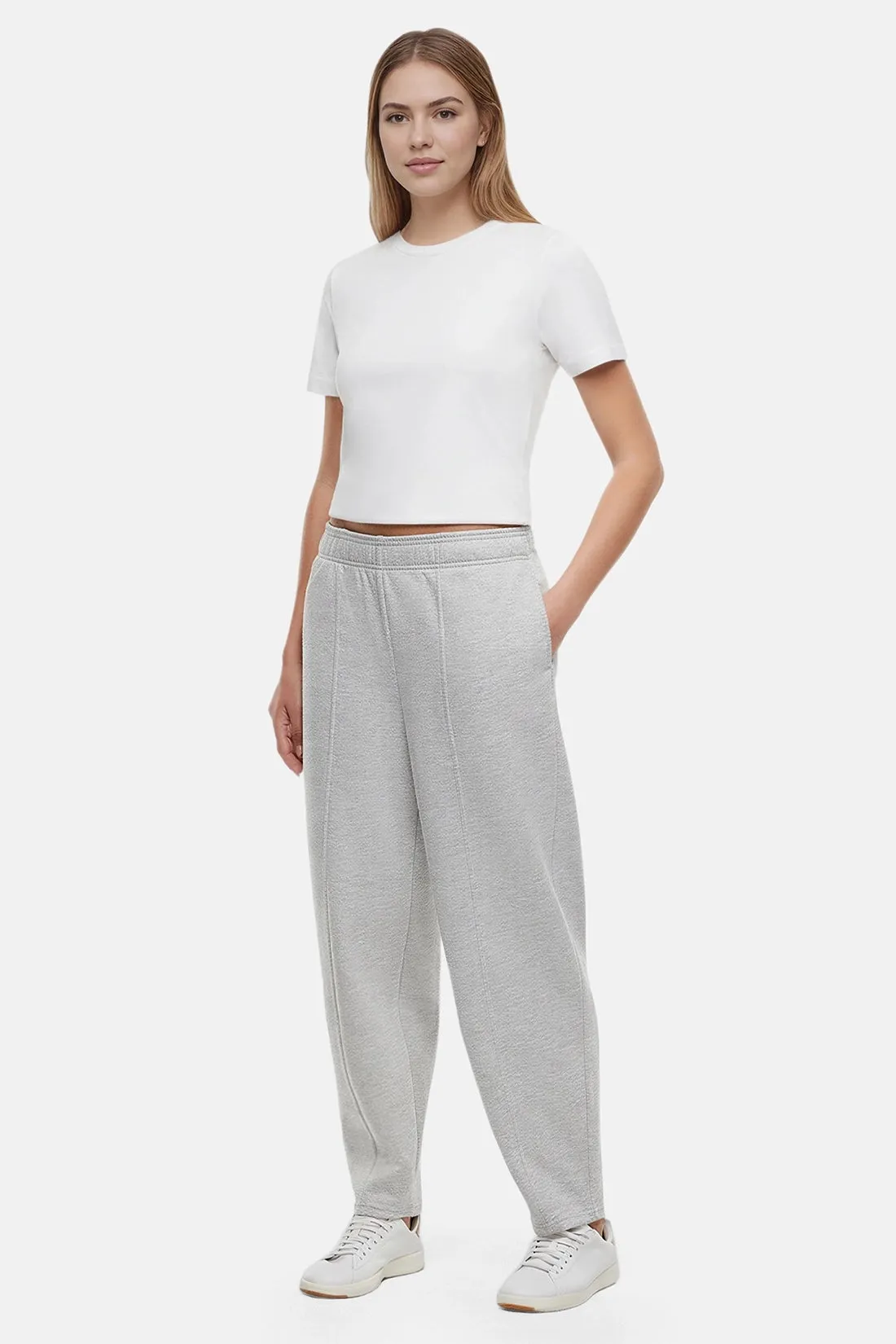 Andie Barrel Pant - Heather Grey sold by Wildfox product image thumbnail 3