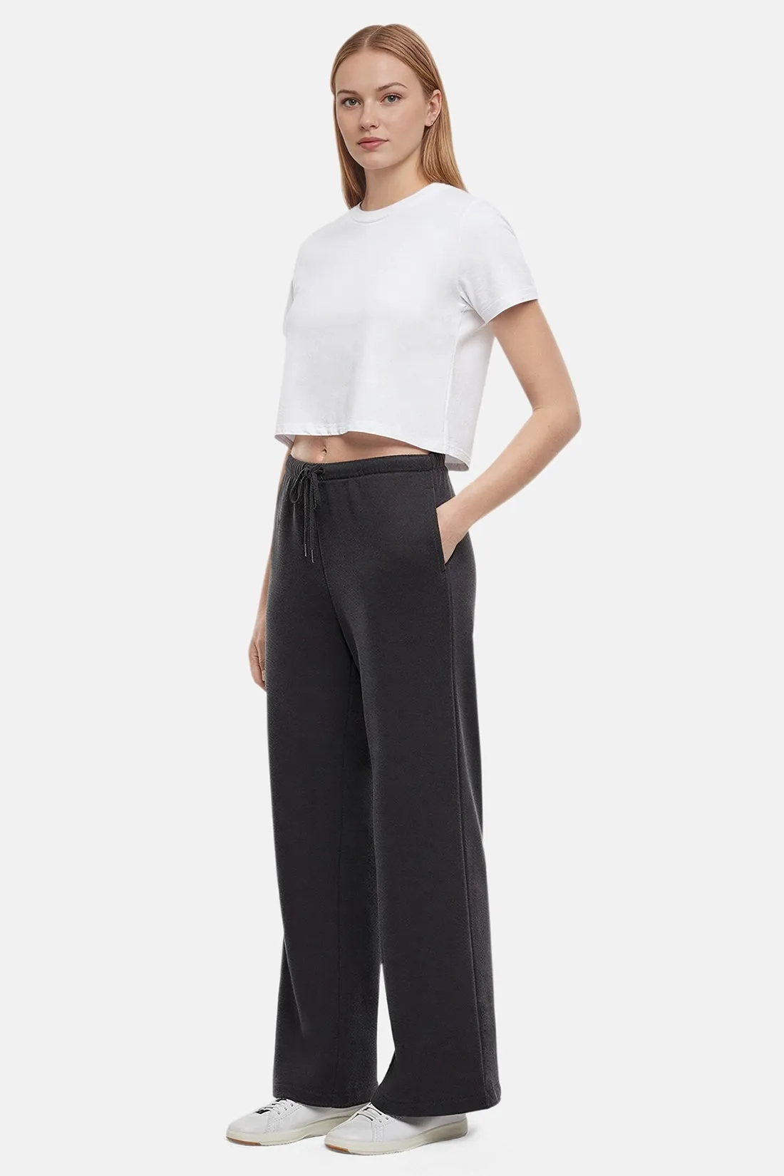 Andie Wide Leg Pant - Phantom sold by Wildfox product image thumbnail 5
