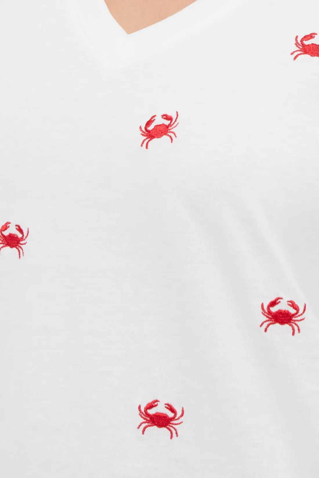 Crabby Crabs Avery Tee | Snow White sold by Wildfox product image thumbnail 5