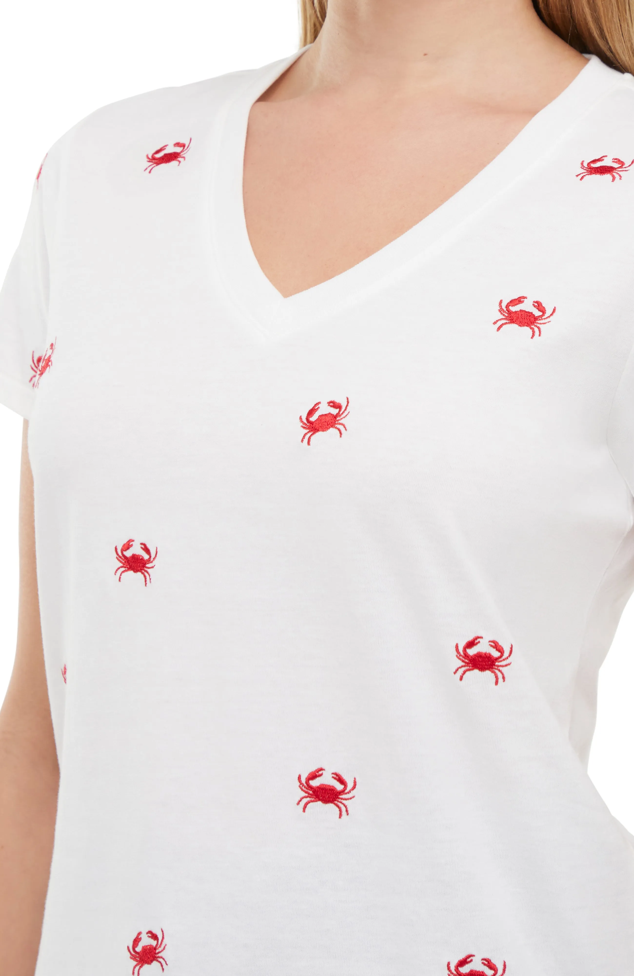Crabby Crabs Avery Tee | Snow White sold by Wildfox product image thumbnail 3