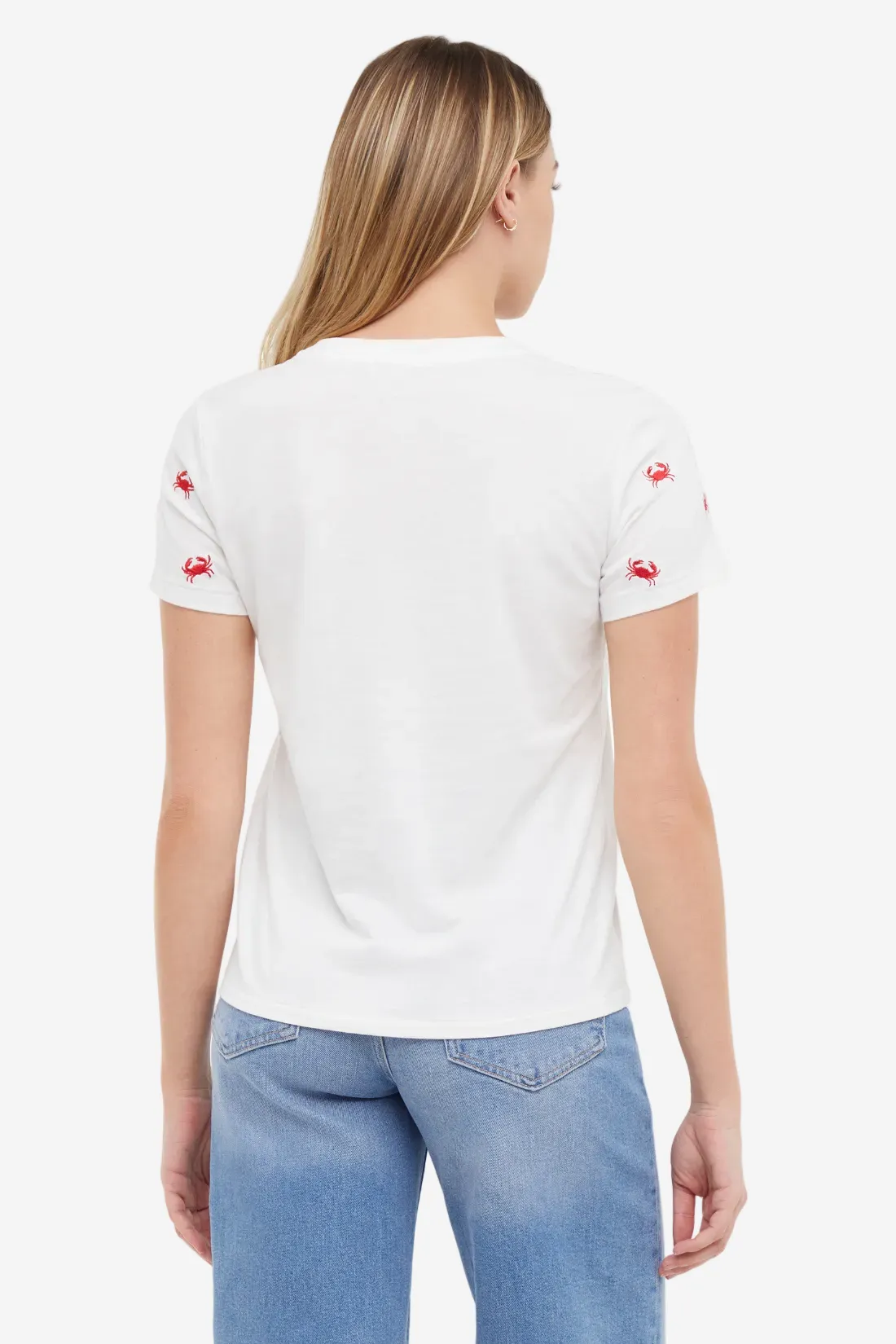 Crabby Crabs Avery Tee | Snow White sold by Wildfox product image thumbnail 2