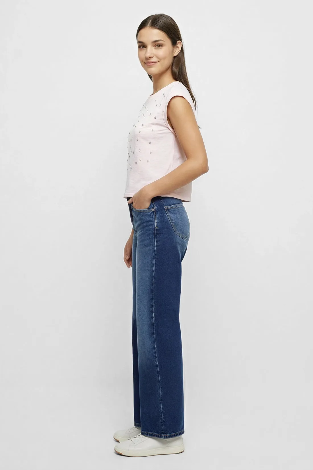 Rhinestone Nova Tee | Pale Lilac sold by Wildfox product image thumbnail 5
