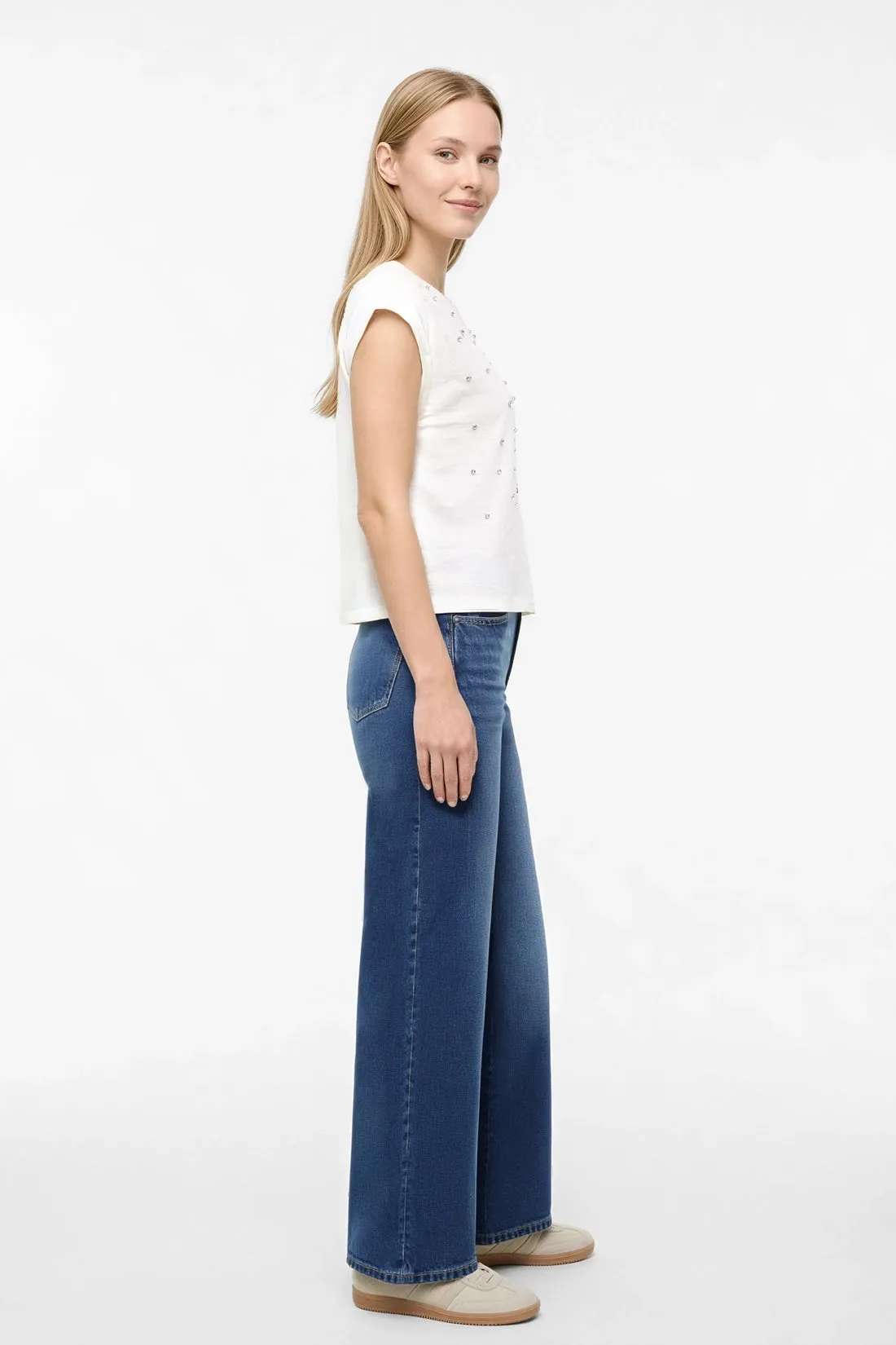 Rhinestone Nova Tee | Snow White sold by Wildfox product image thumbnail 5