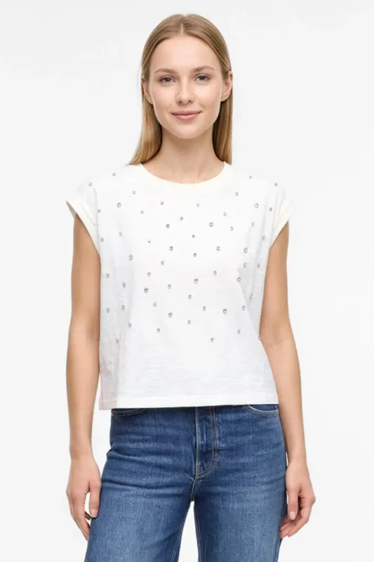Rhinestone Nova Tee | Snow White made by Wildfox