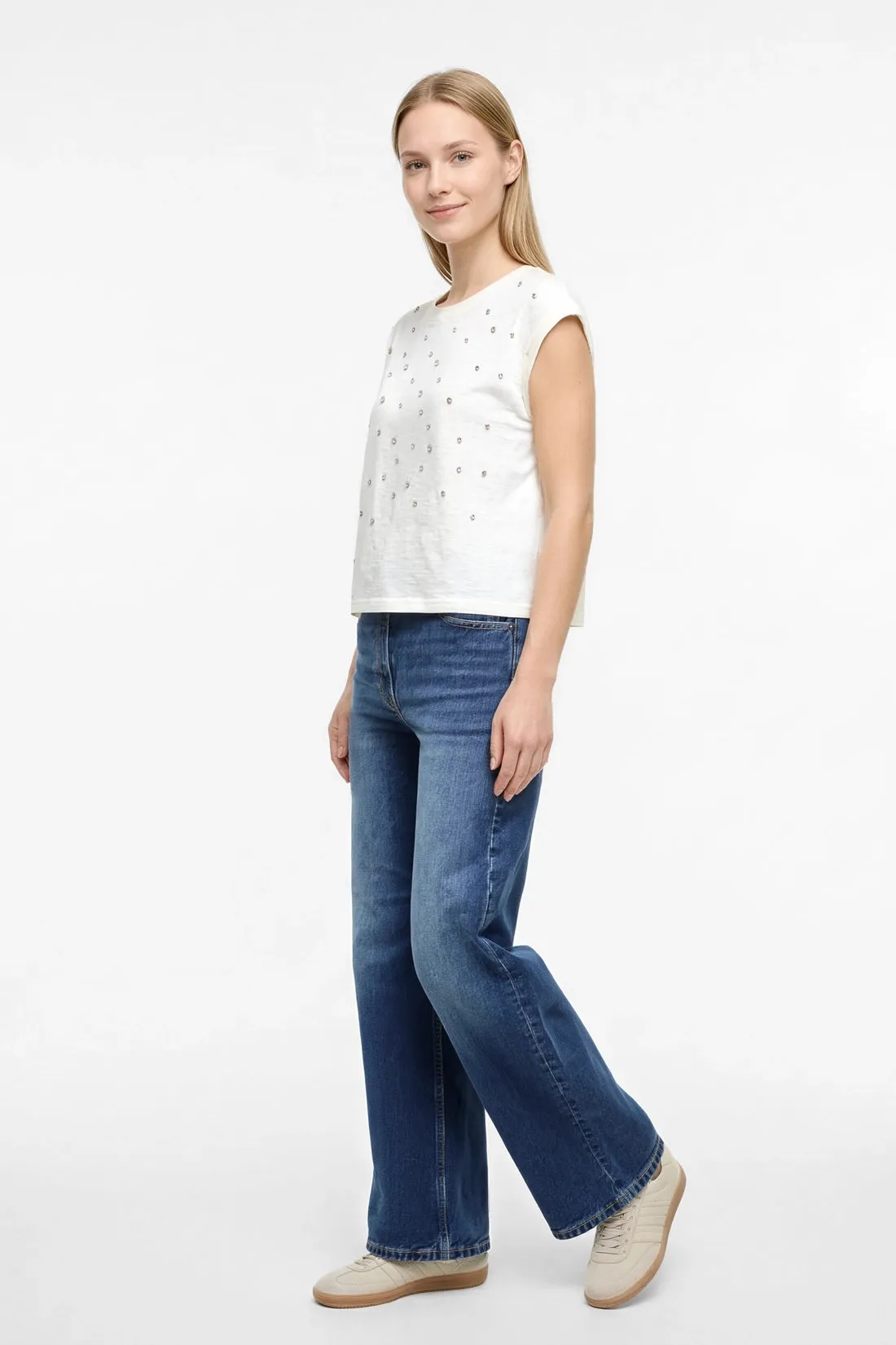 Rhinestone Nova Tee | Snow White sold by Wildfox product image thumbnail 4