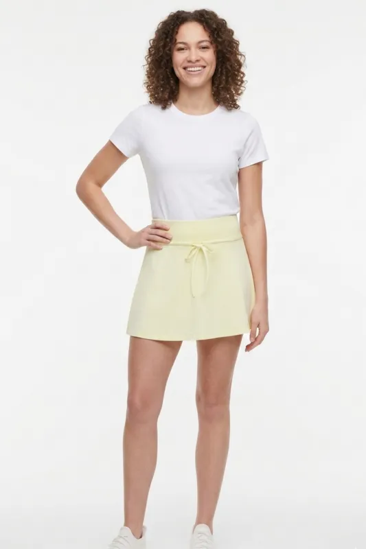 Aleyna Skort | Wax Yellow made by Wildfox