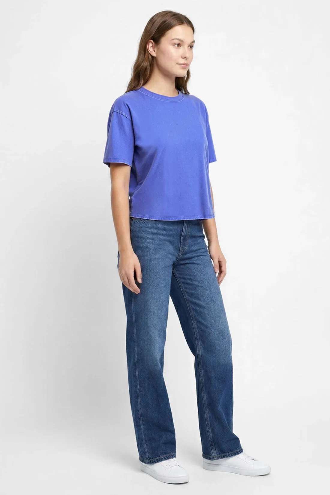 Frankie Short Sleeve Tee | Dazzling Blue sold by Wildfox product image thumbnail 4