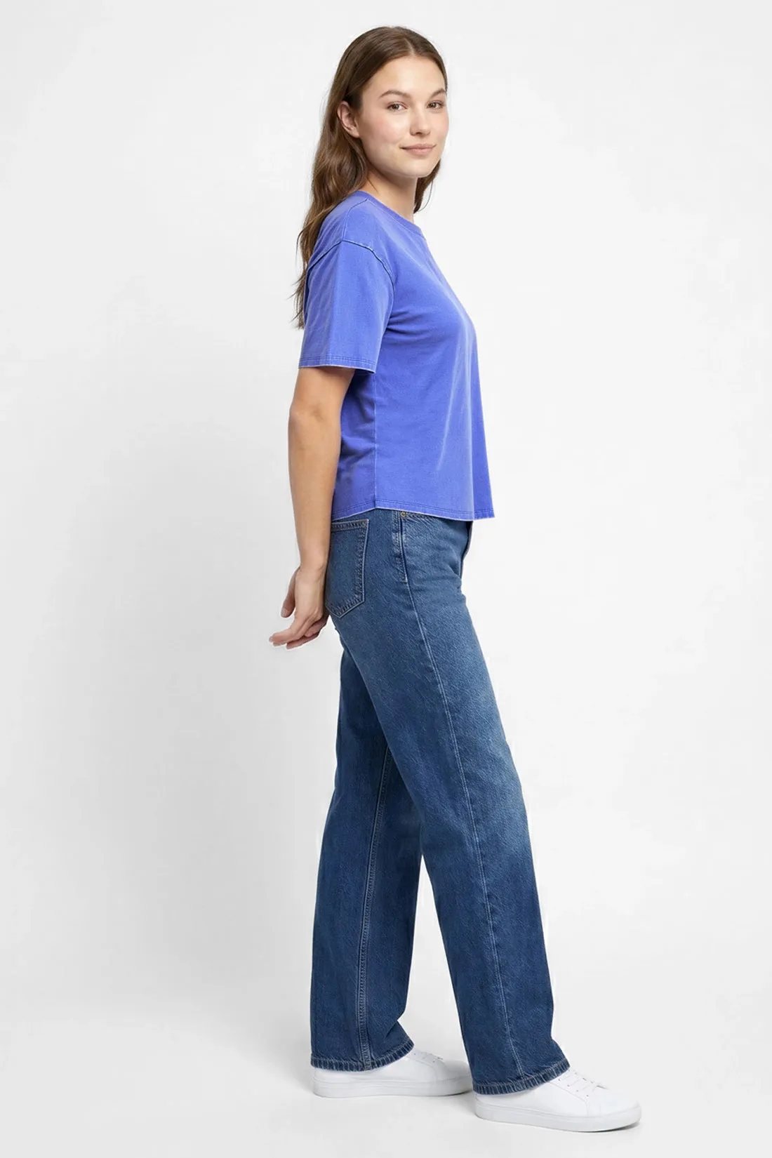 Frankie Short Sleeve Tee | Dazzling Blue sold by Wildfox product image thumbnail 5
