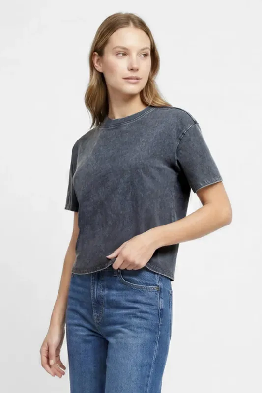 Frankie Short Sleeve Tee | Pirate Black made by Wildfox