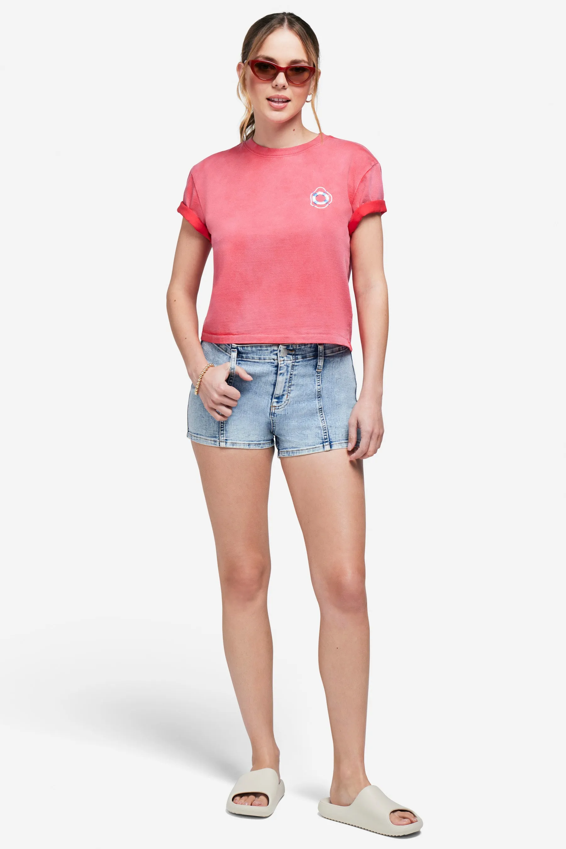 Off Duty Jaime Crop Tee | Toreador sold by Wildfox product image thumbnail 4