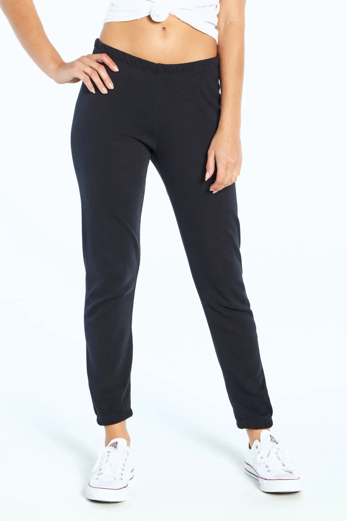 Knox Pants | Jet Black Poly Dye sold by Wildfox