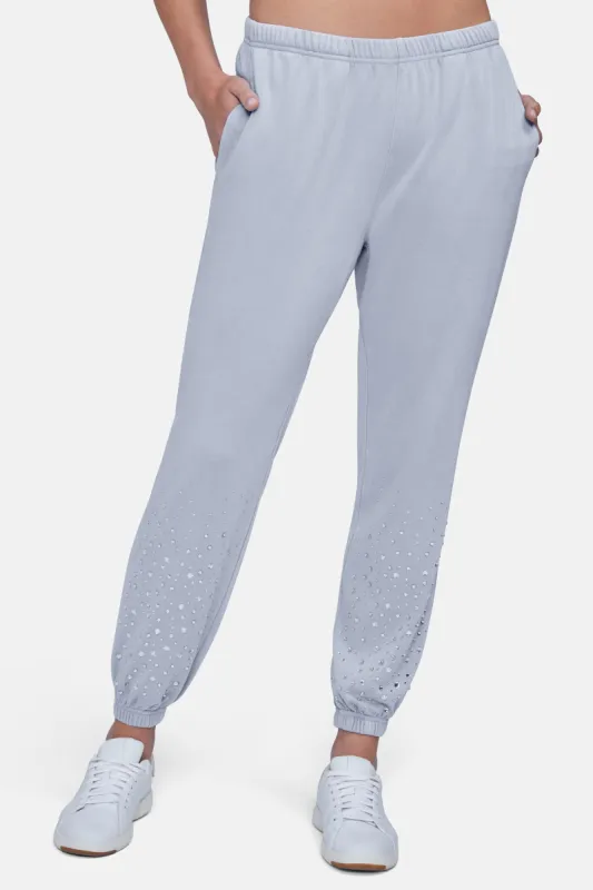 Cloud Wash Emmy Sweatpants | Blue Blizzard sold by Wildfox