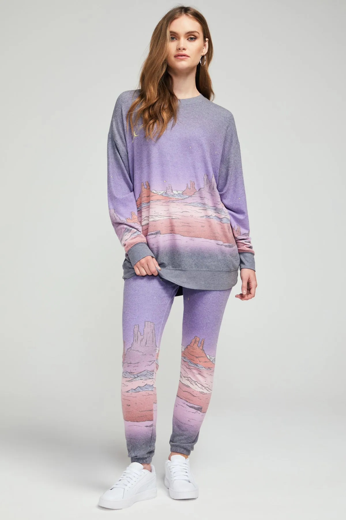 Johnny Rocket Knox Pant | Sunset Print sold by Wildfox product image thumbnail 2