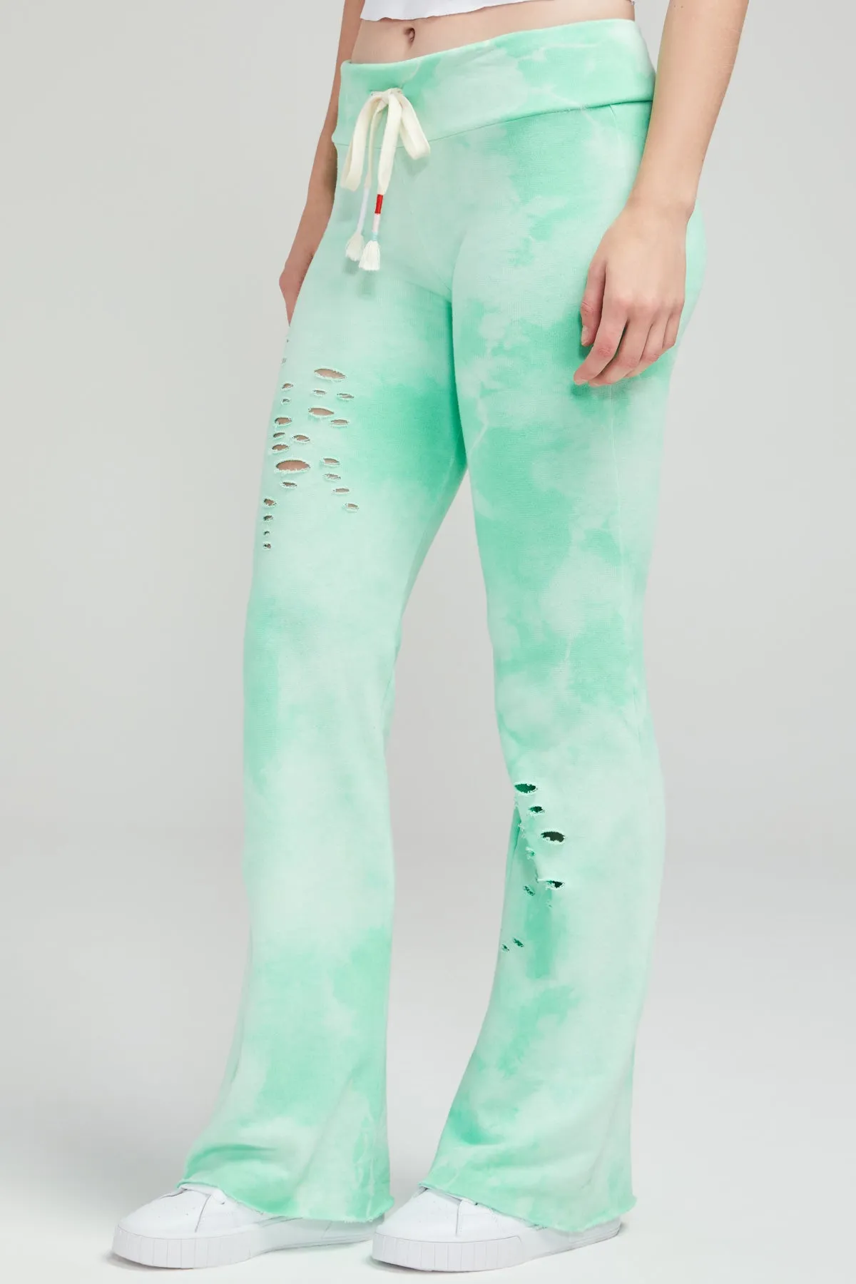Plasma Tennis Club Pants | Green Ash sold by Wildfox