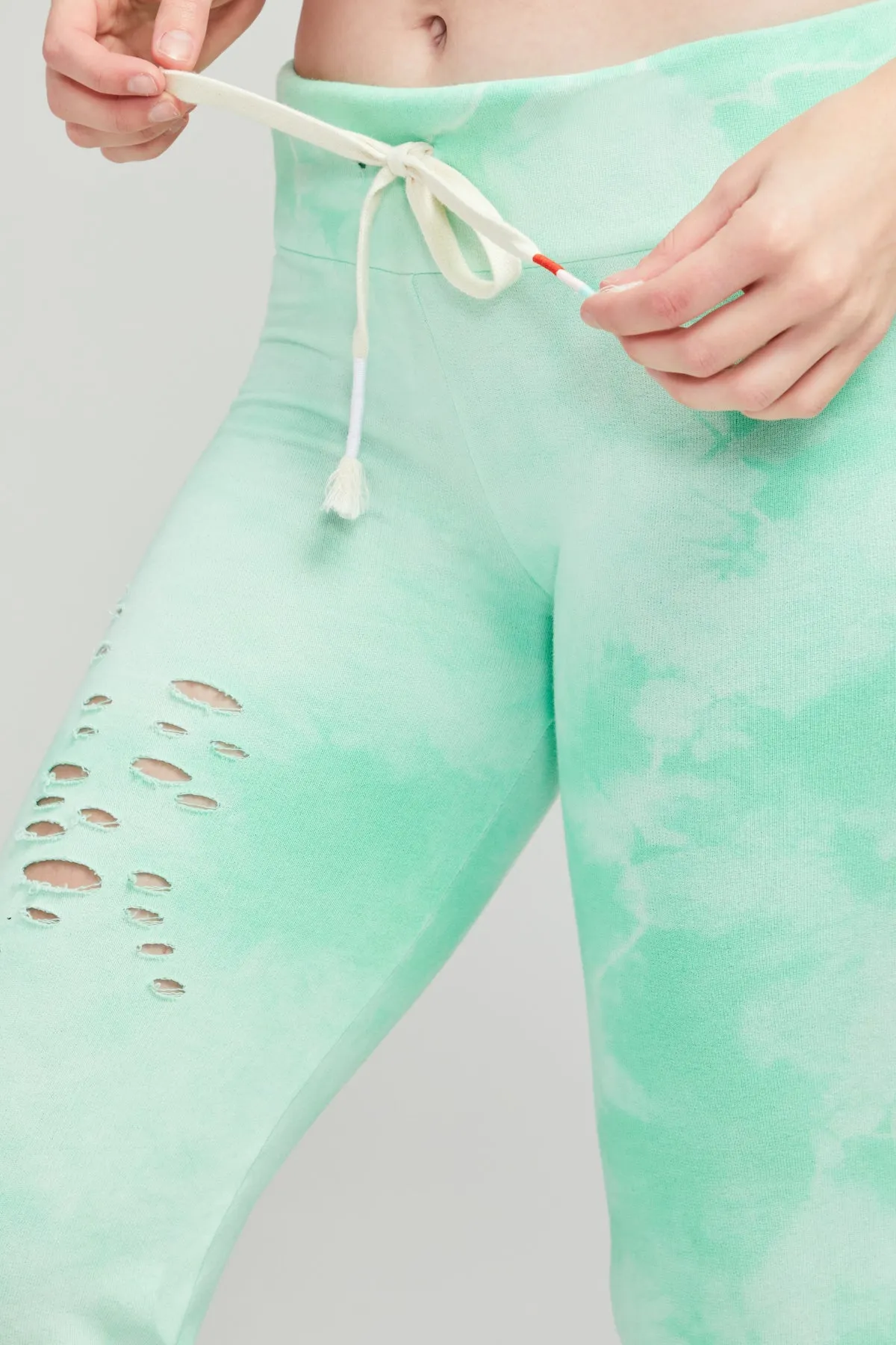 Plasma Tennis Club Pants | Green Ash sold by Wildfox product image thumbnail 5