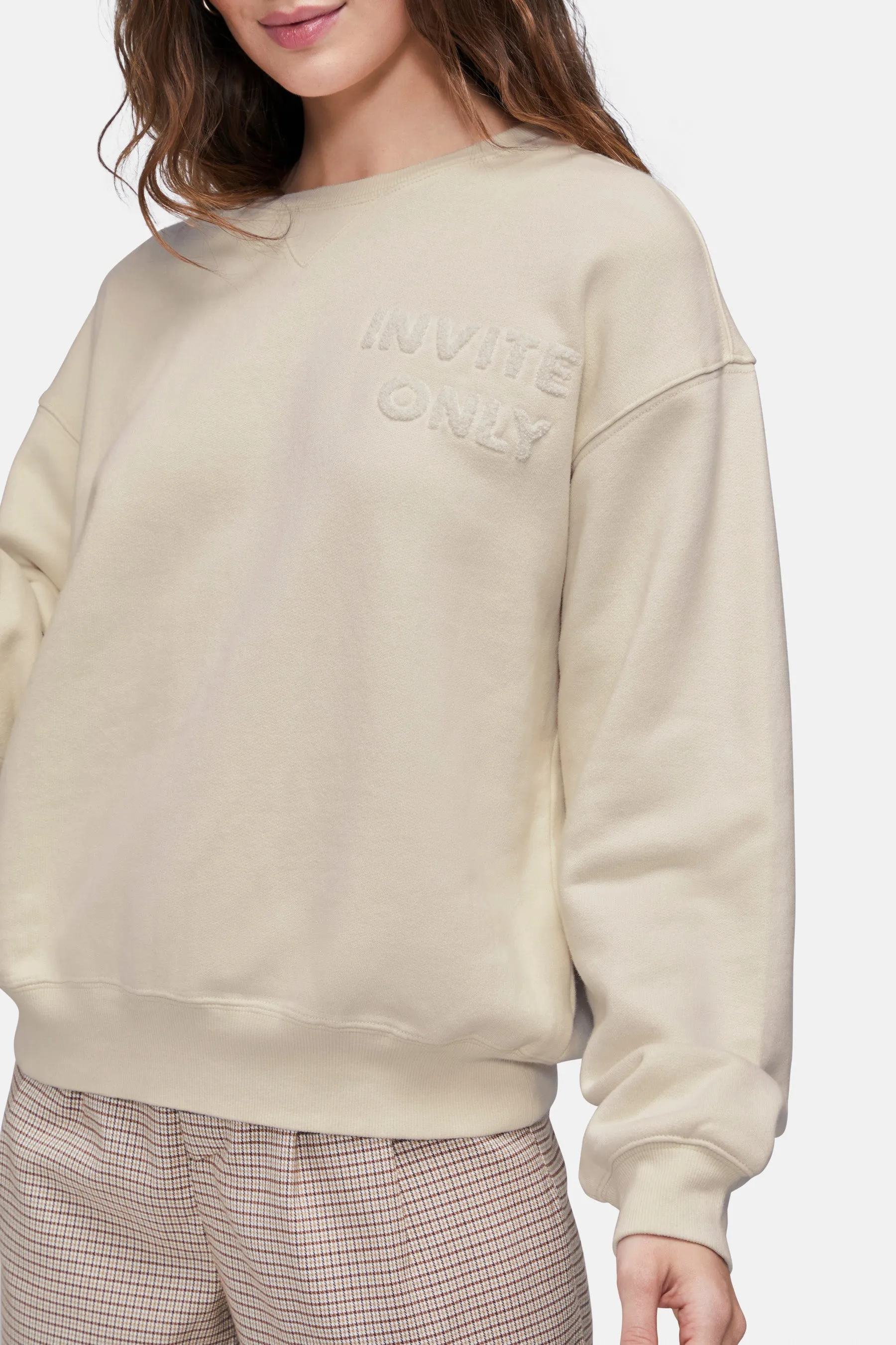Invite Only Cody Sweatshirt | Eggnog sold by Wildfox product image thumbnail 4