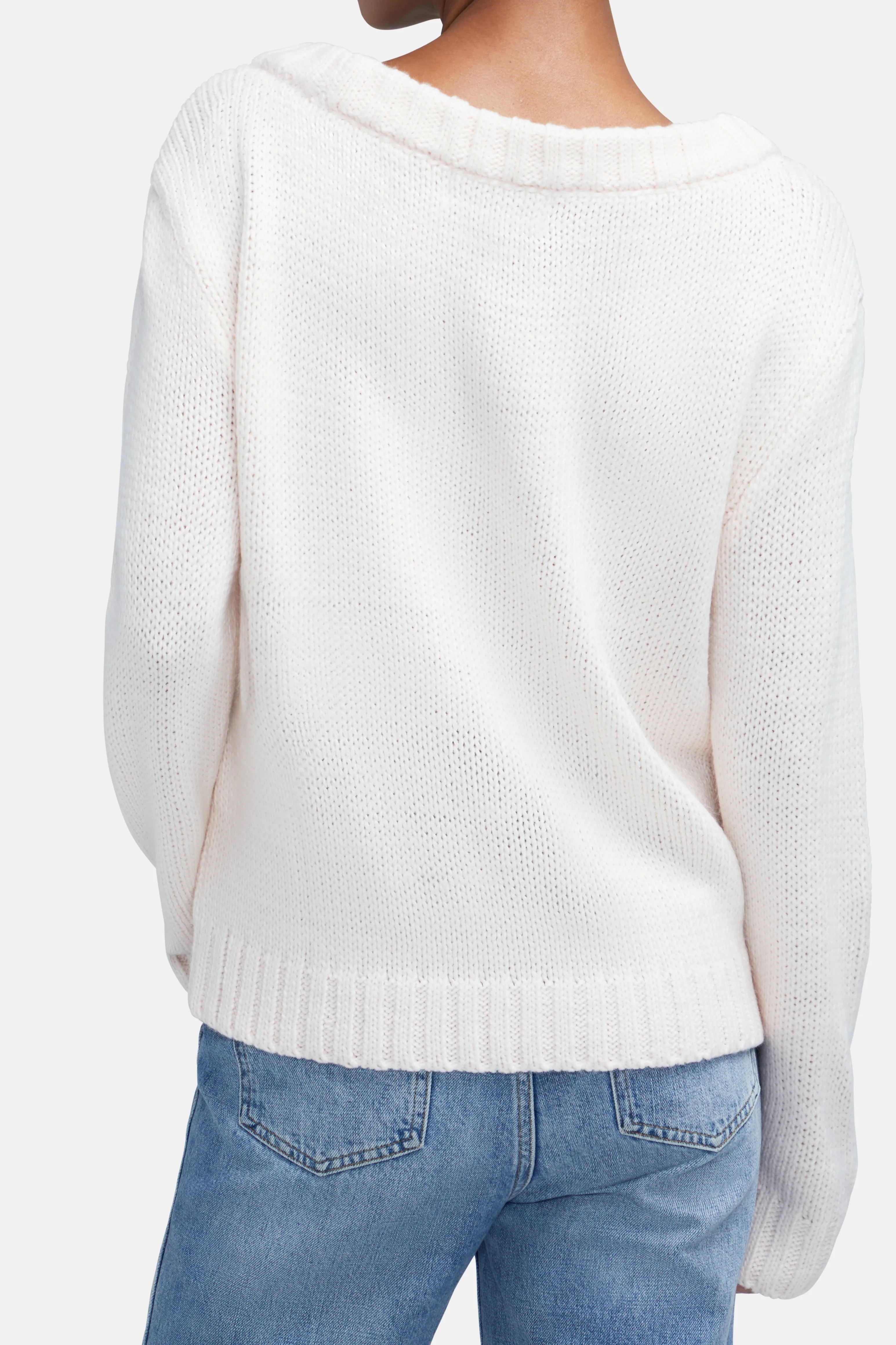 Violet Snow Bunny Sweater | Heavenly Pink sold by Wildfox product image thumbnail 3