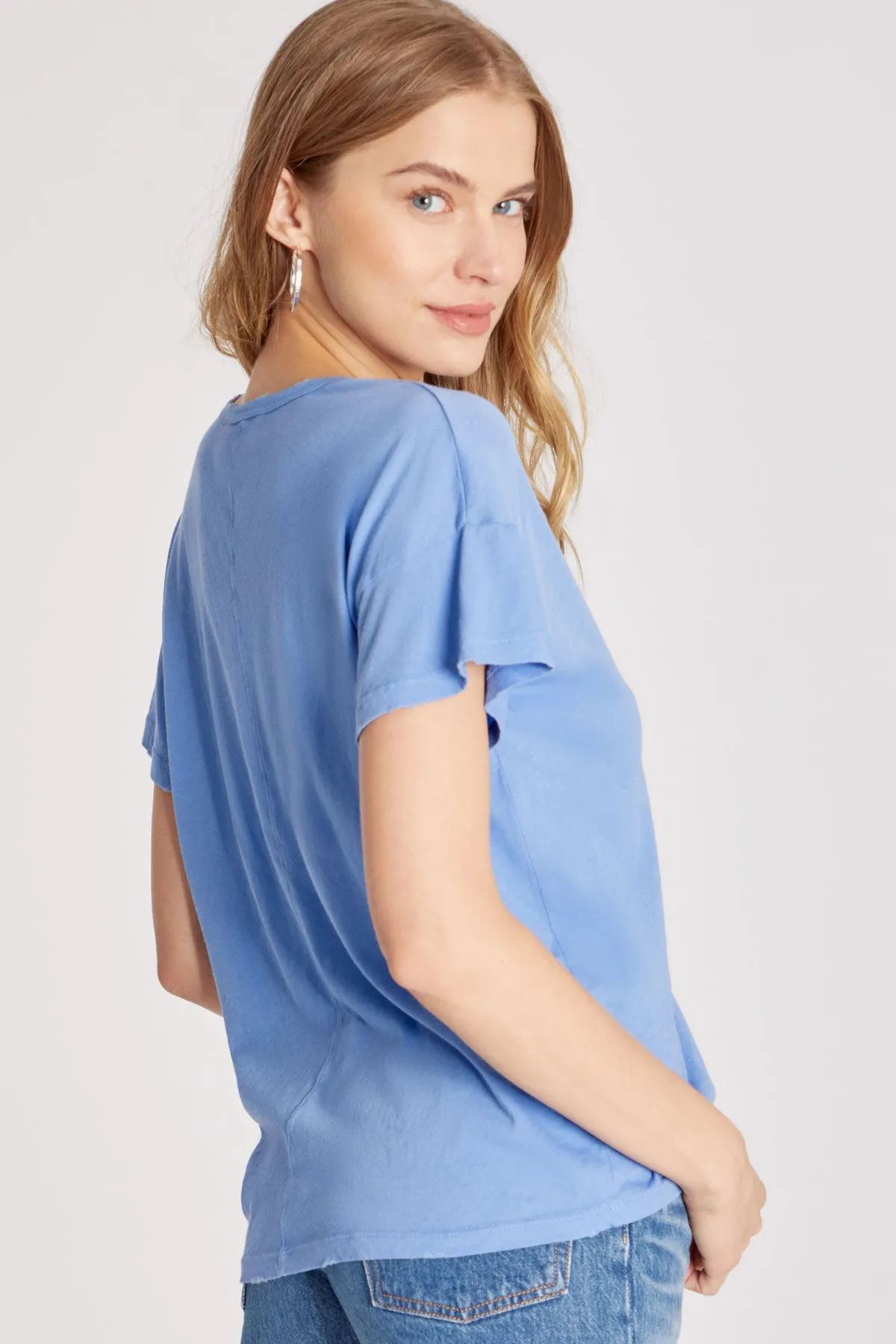 Chrissy V-Neck Tee | Wedgewood sold by Wildfox product image thumbnail 2