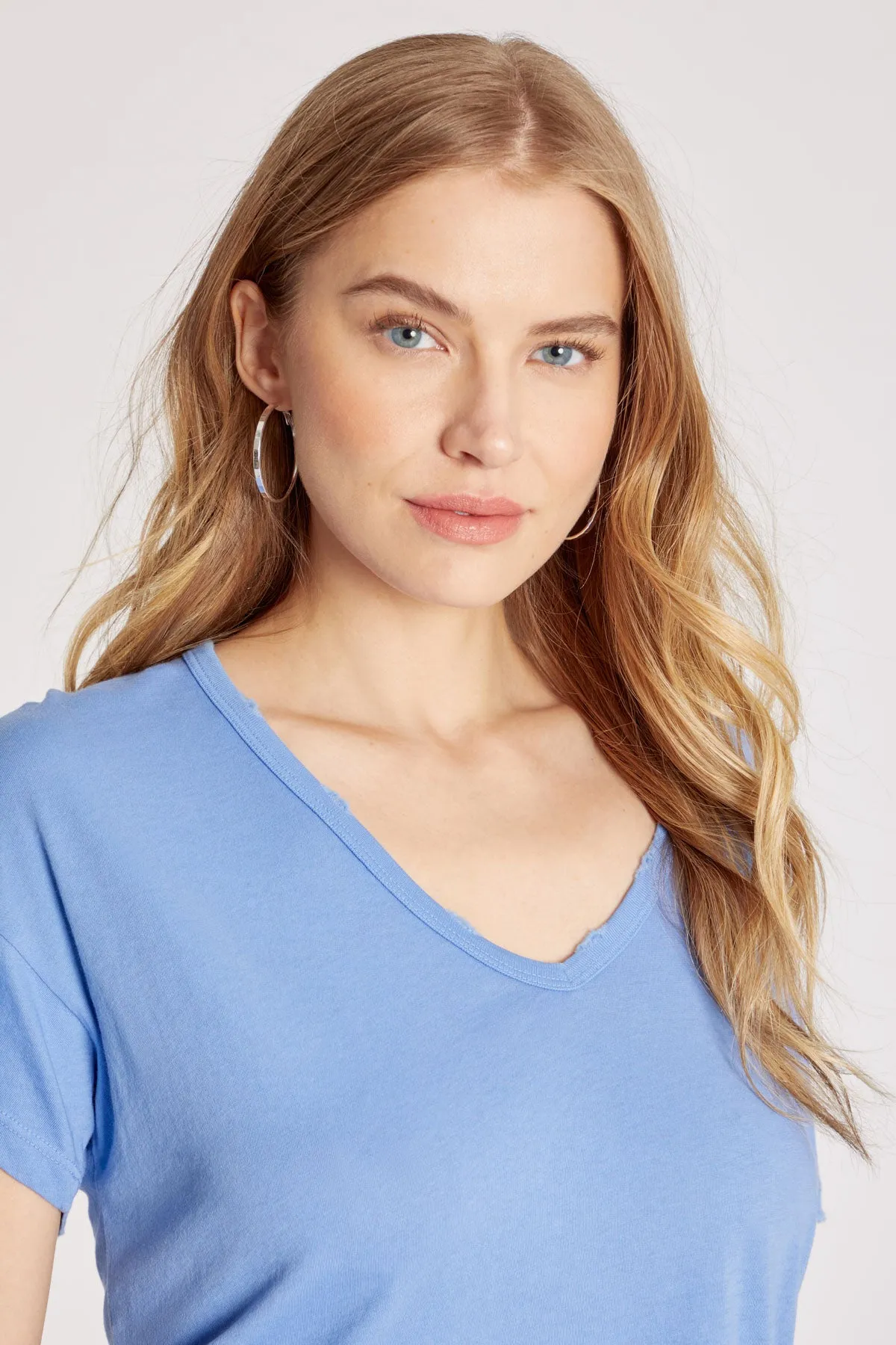 Chrissy V-Neck Tee | Wedgewood sold by Wildfox product image thumbnail 5