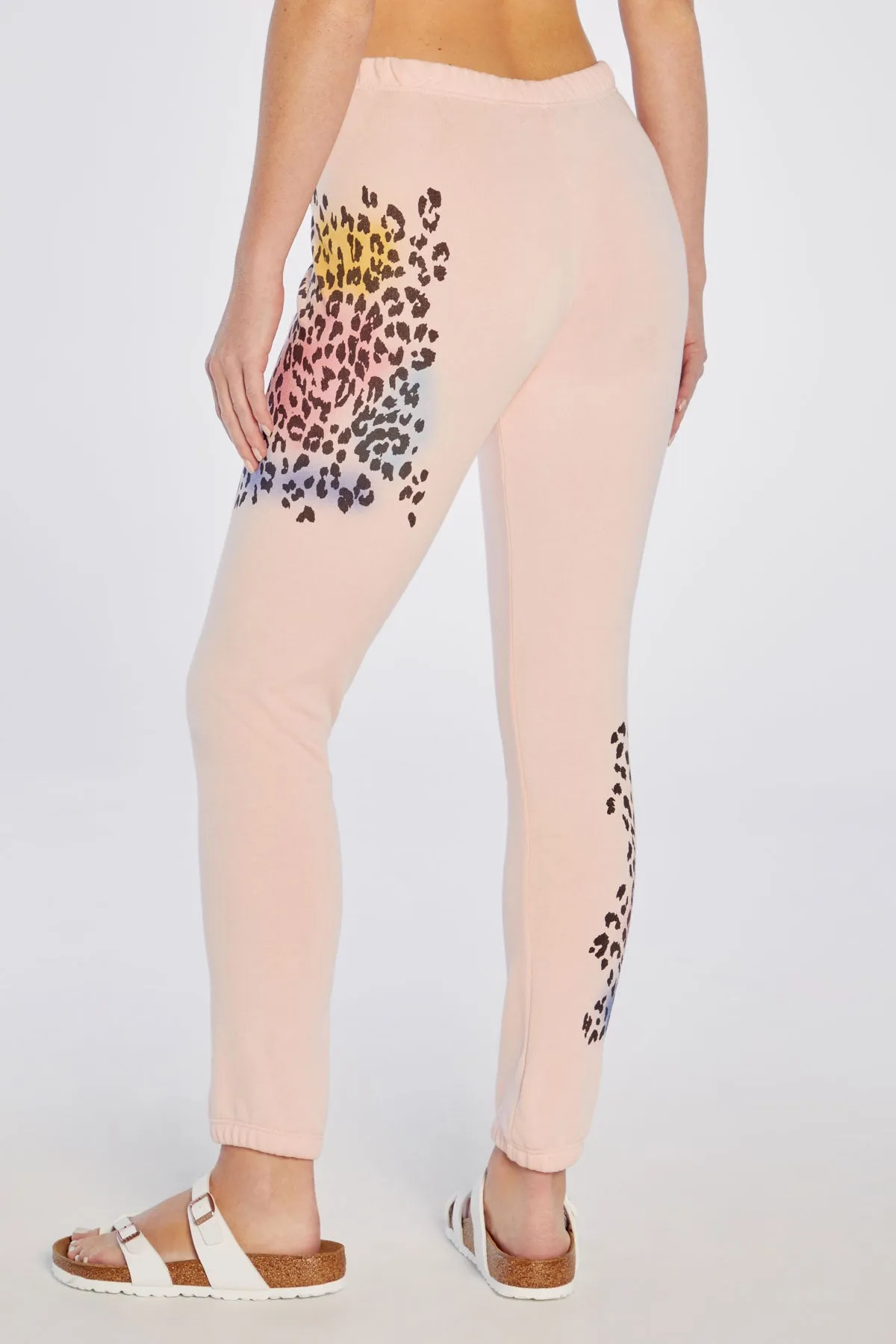 Airbrush Leopard Knox Pants | P. Crystal Rose sold by Wildfox product image thumbnail 4