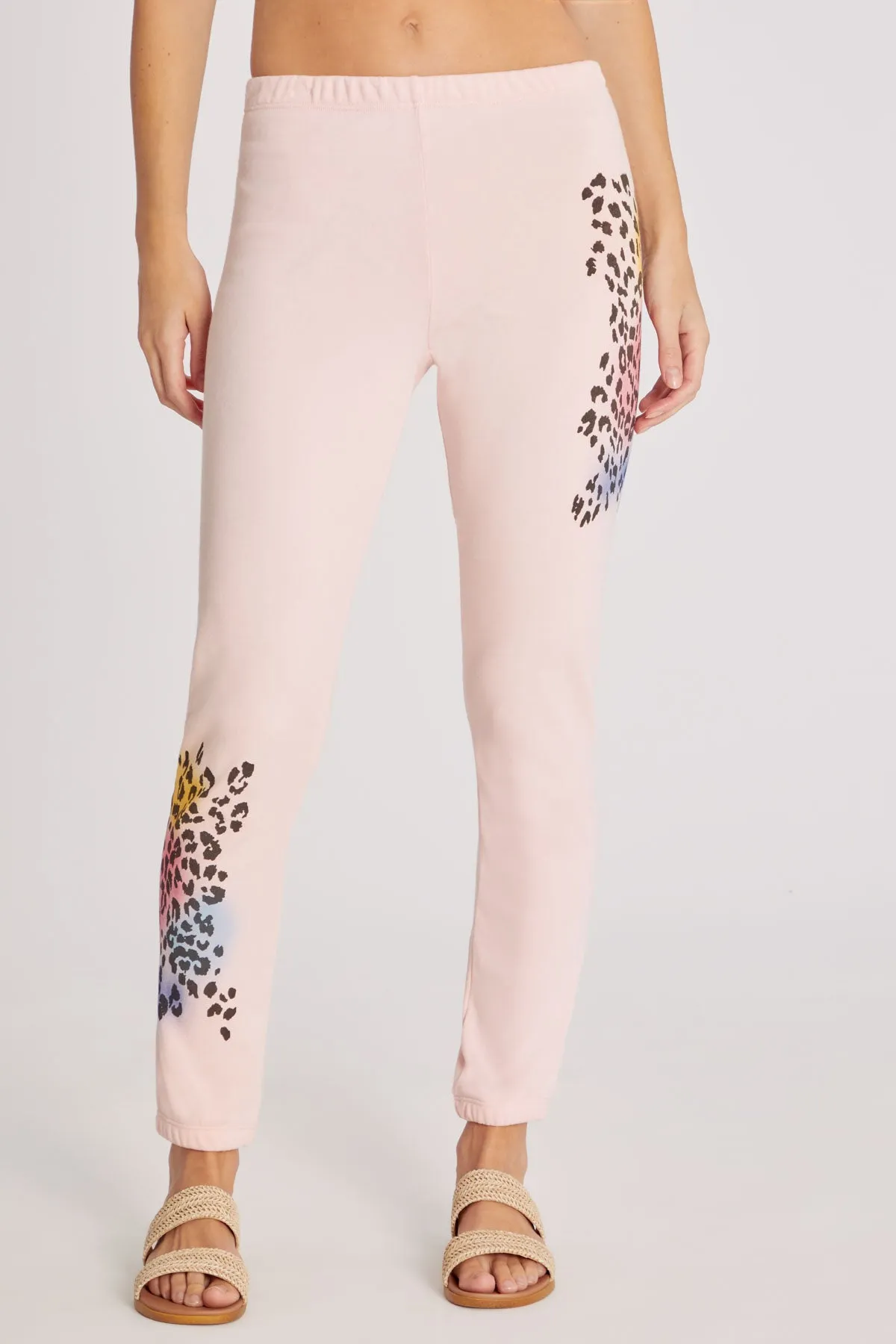 Airbrush Leopard Knox Pants | P. Crystal Rose sold by Wildfox product image thumbnail 5
