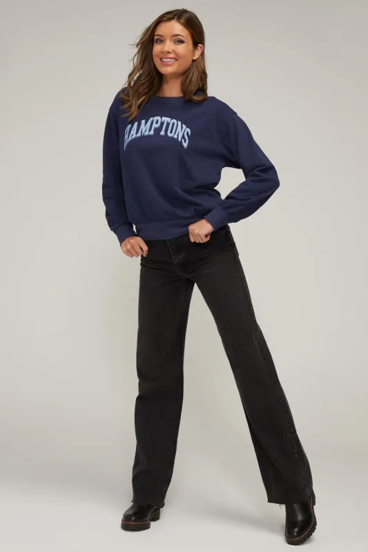 Hamptons Cody Sweatshirt | Heather Peacoat sold by Wildfox