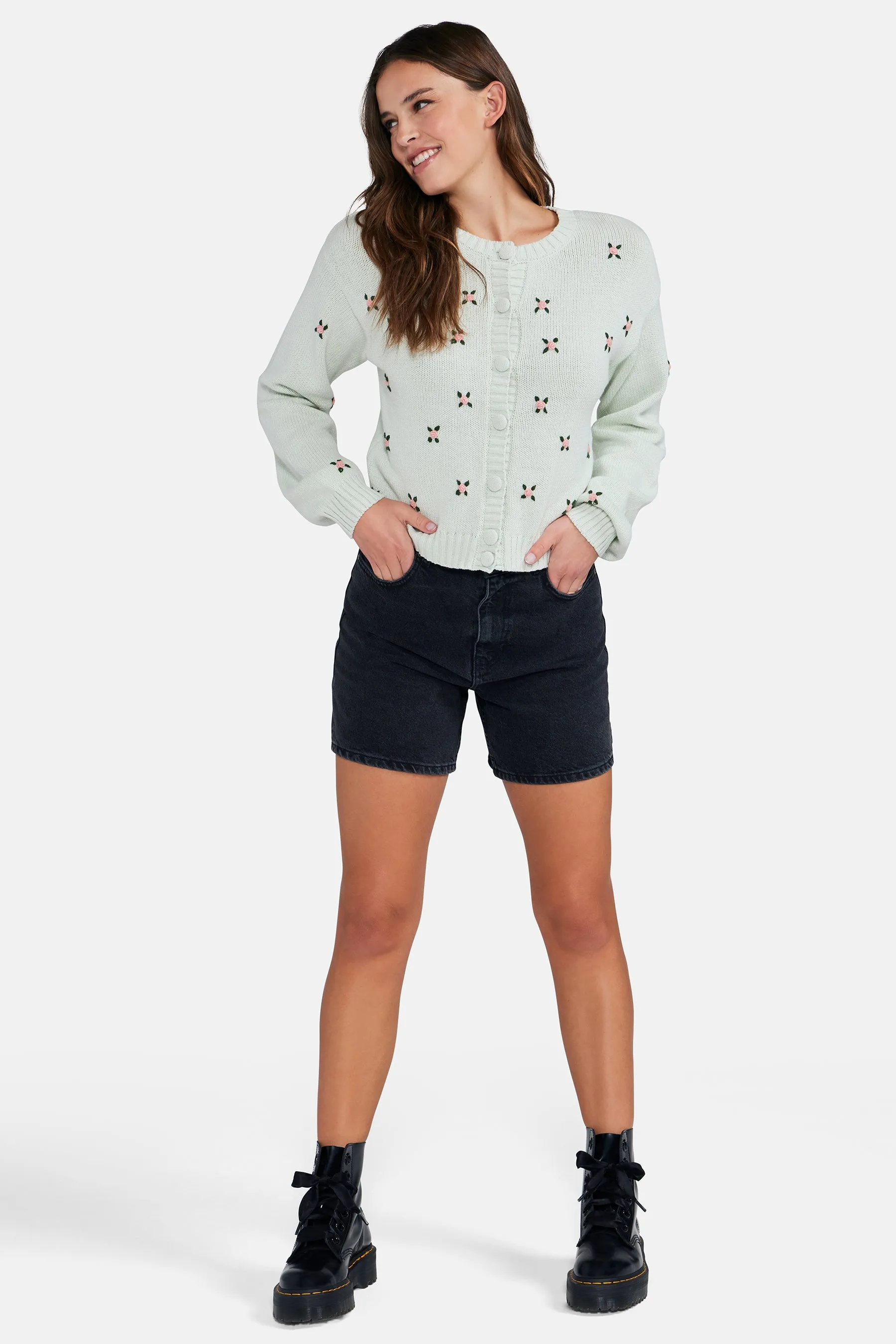 Rosette Cardigan | Zephyr Blue sold by Wildfox product image thumbnail 2