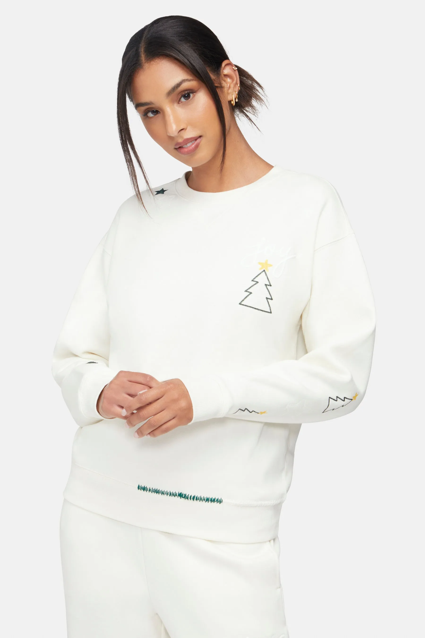 Joy Tree Cody Sweatshirt | Whisper White sold by Wildfox
