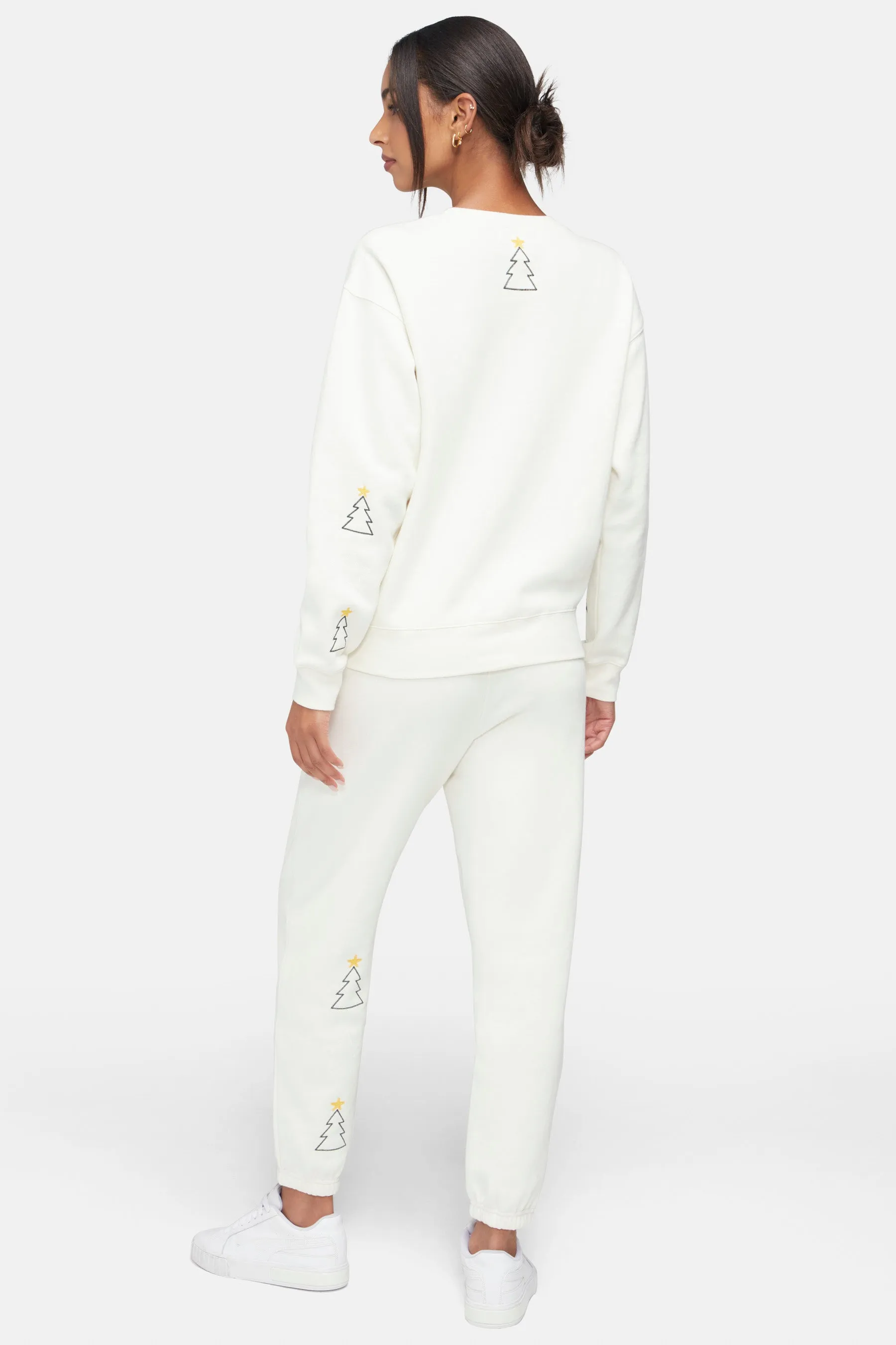 Joy Tree Cody Sweatshirt | Whisper White sold by Wildfox product image thumbnail 5