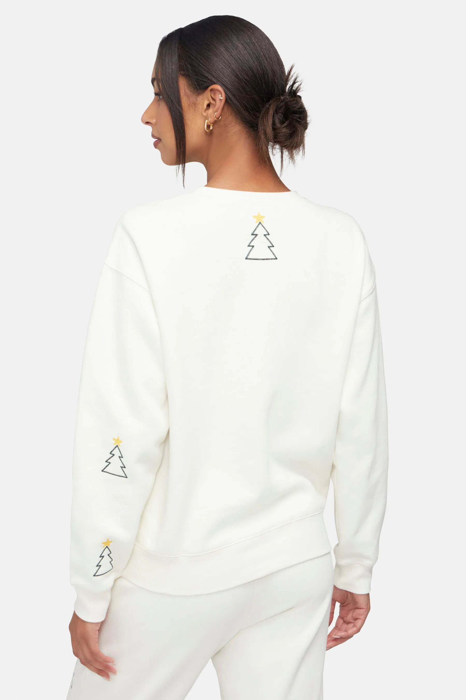 Joy Tree Cody Sweatshirt | Whisper White sold by Wildfox product image thumbnail 4
