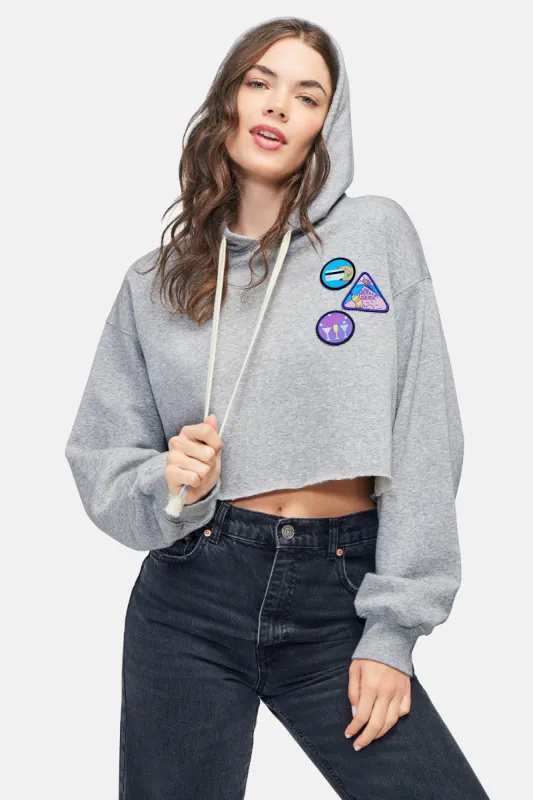 Merit Badges Harley Hoodie | Heather sold by Wildfox