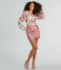 Spring-Chic Long Sleeve Floral Velvet Burnout Blouse sold by Windsor