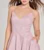 Betty Bow Glitter Skater Dress With Pockets sold by Windsor
