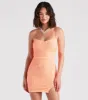 Dazzle Down Sequin Lace-Up Mini Dress sold by Windsor