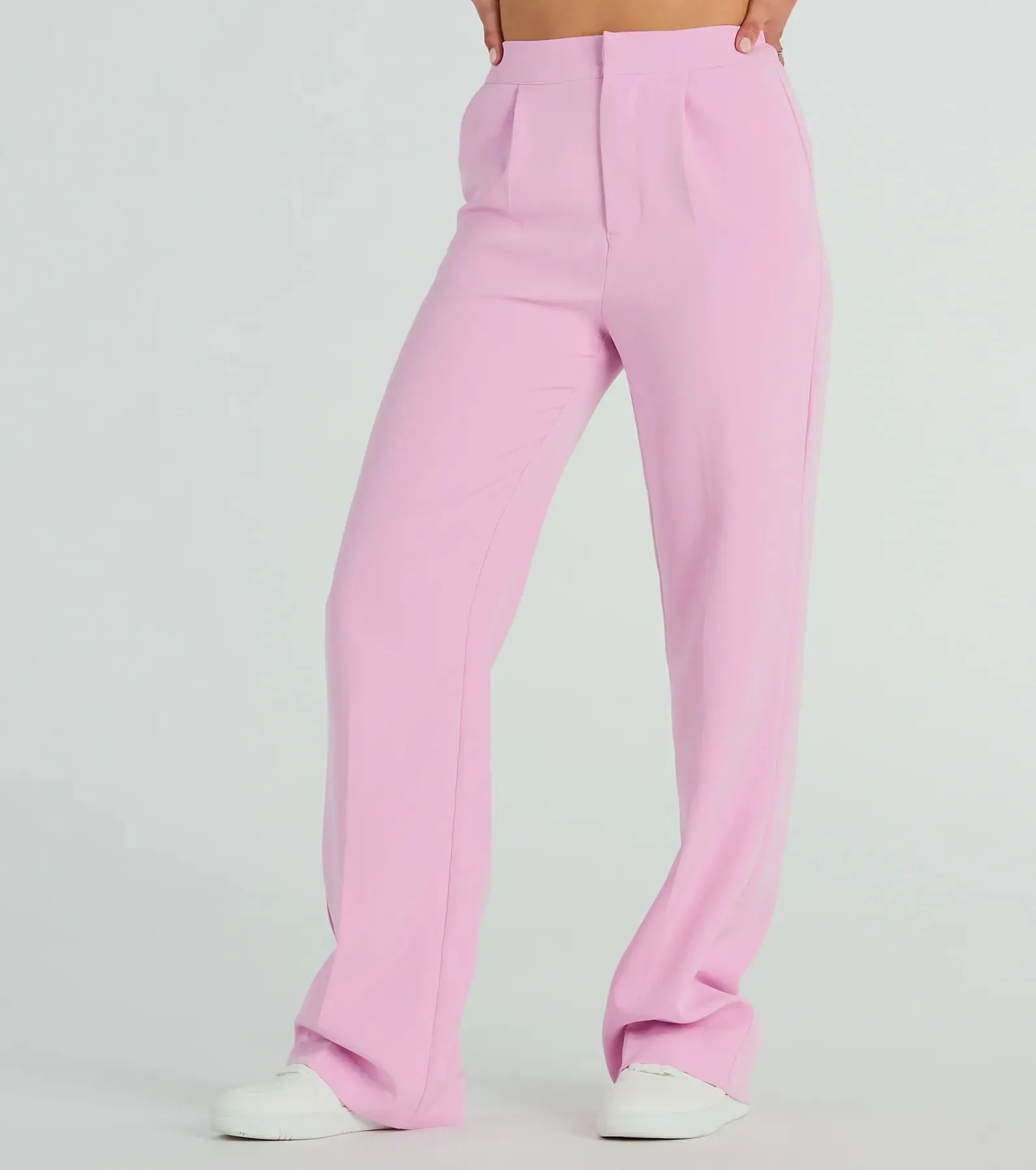 Style So Chic Straight-Leg Woven Trouser Pants sold by Windsor product image thumbnail 2