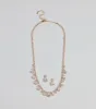 Glitzy Teardrop Rhinestone Necklace And Earrings Set sold by Windsor