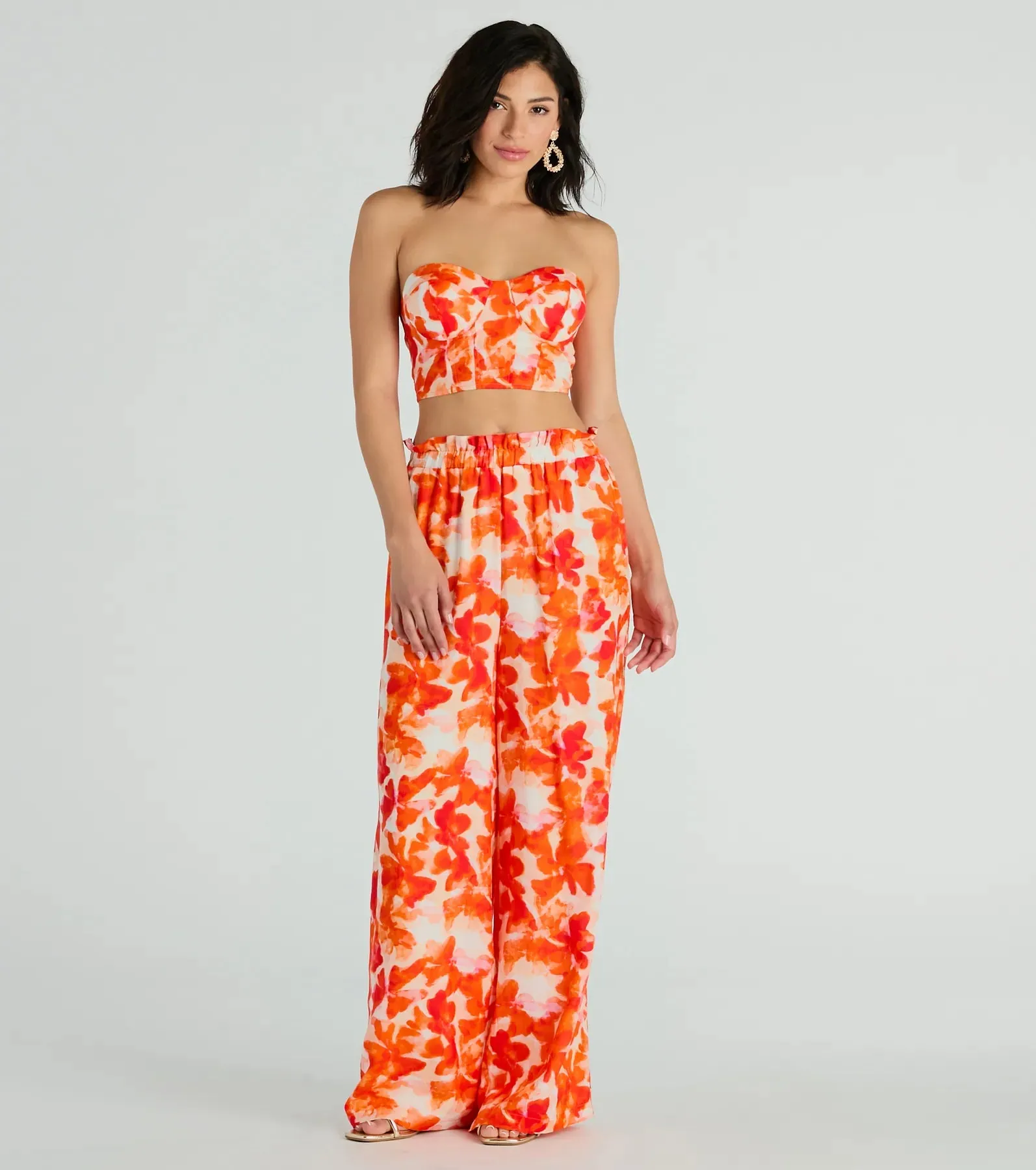 Make Some Noise Strapless Printed Bustier sold by Windsor product image thumbnail 3