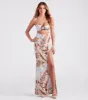Out Of Office Tropical Print Maxi Dress sold by Windsor
