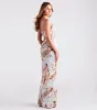 Out Of Office Tropical Print Maxi Dress sold by Windsor