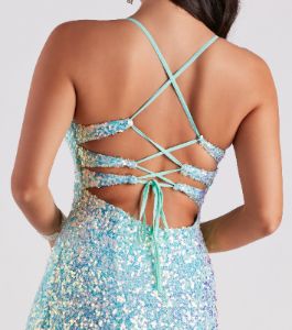 Glam Up Your Look Sequin Mini Dress sold by Windsor